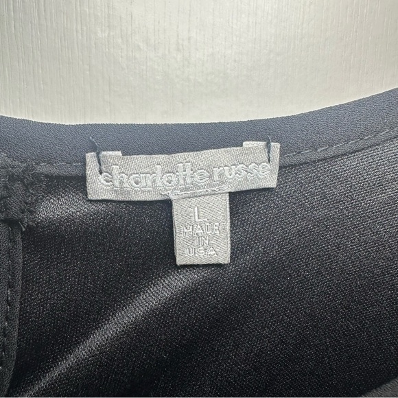 Charlotte Russe Y2K Chevron Sequin Cami. Size: Large. - Picture 4 of 7